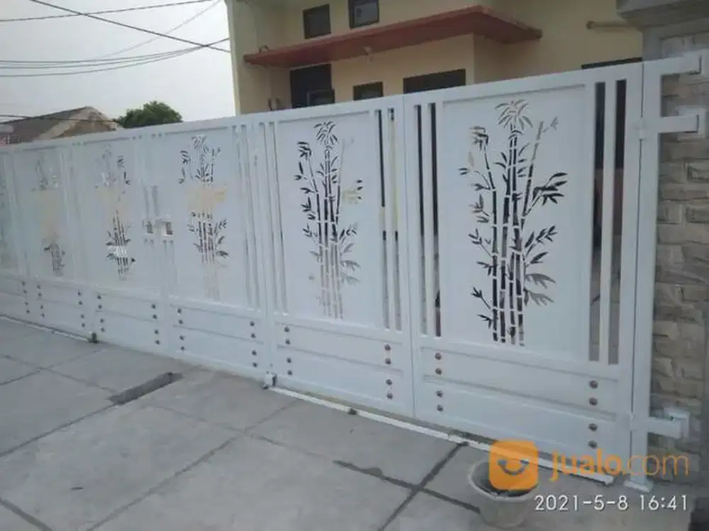 Pintu gerbang cating laser