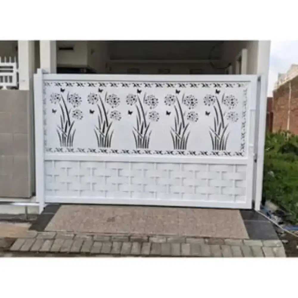 Pintu gerbang cating laser