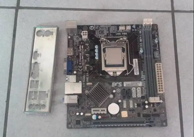 Mainboard ECS H81 core i3 4160 gen4