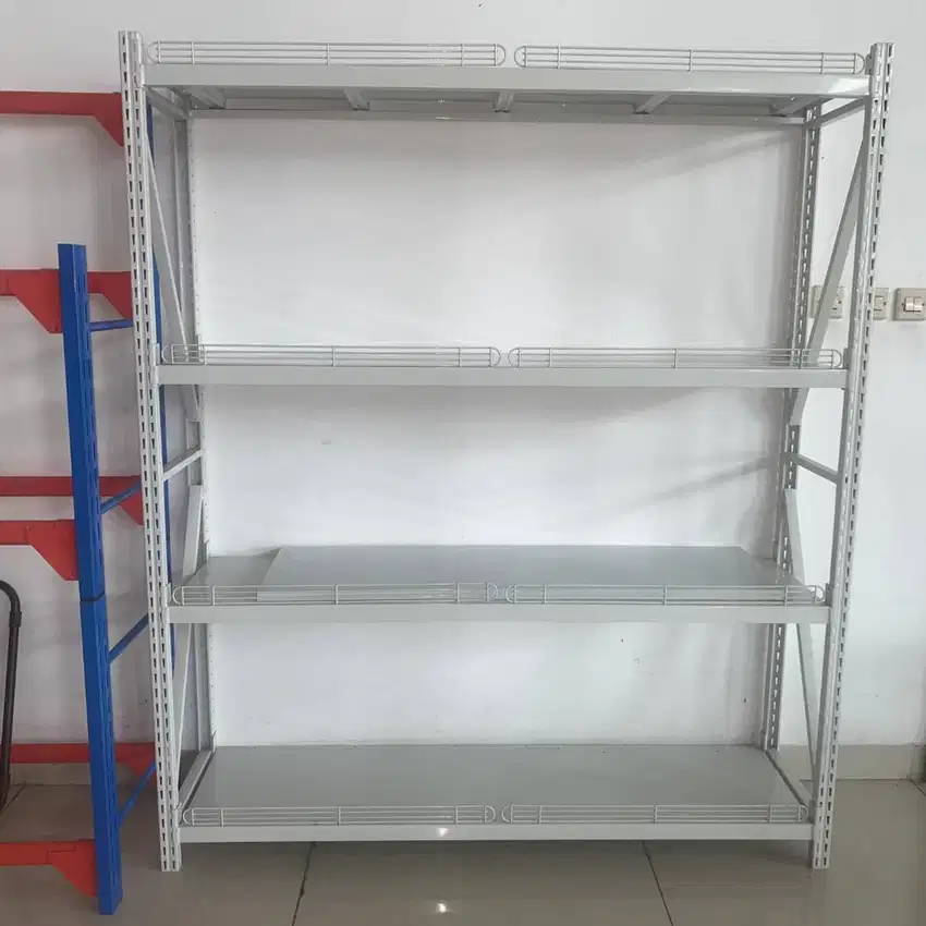 Rak Minimalis Ringan dan kokoh dengan Kapasitas sekitar 150kg/Level