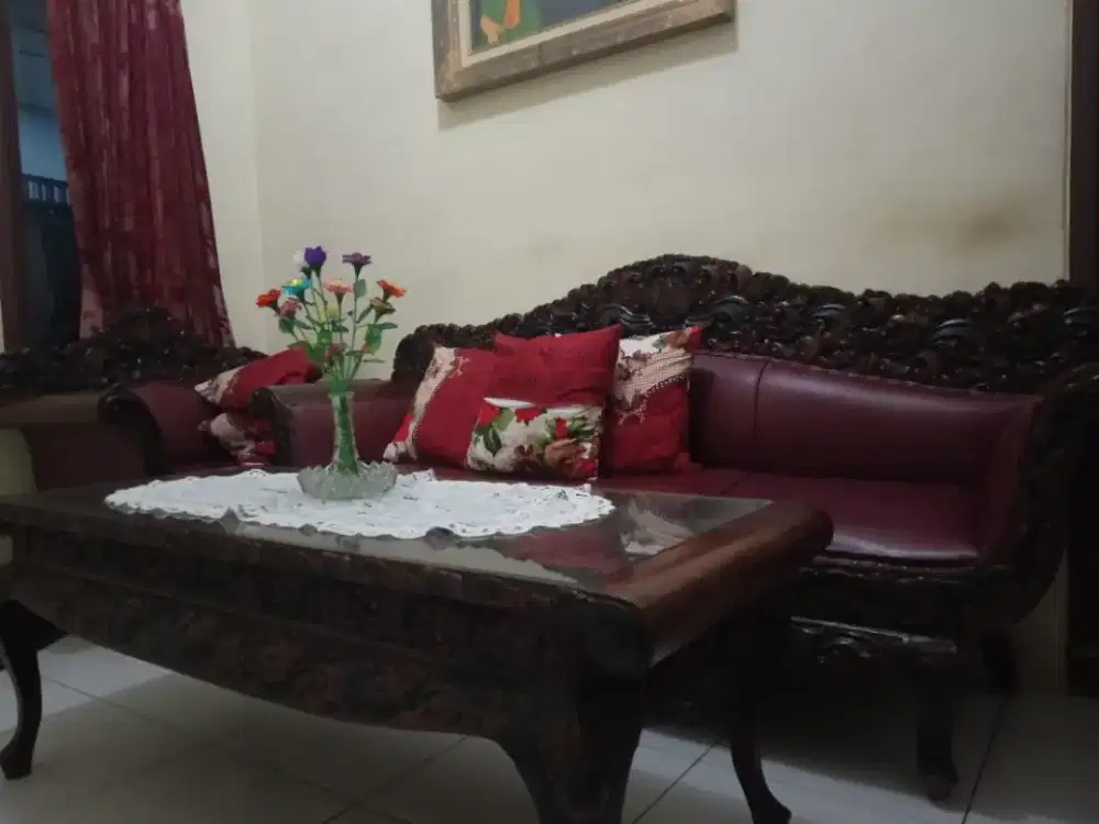 KURSI ANTIK KAYU JATI ERA 85 an