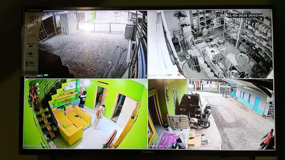 Pasang camera Cctv 4 Kamera 2MP System Online via hp