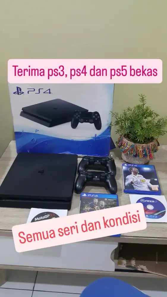 Cari ps3 ps4 dan ps5 bekas semua seri dan kondisi