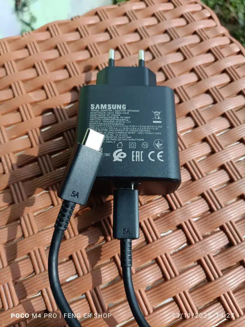 Charger Ori Samsung S20/S21/S22/S23 ( 45W )