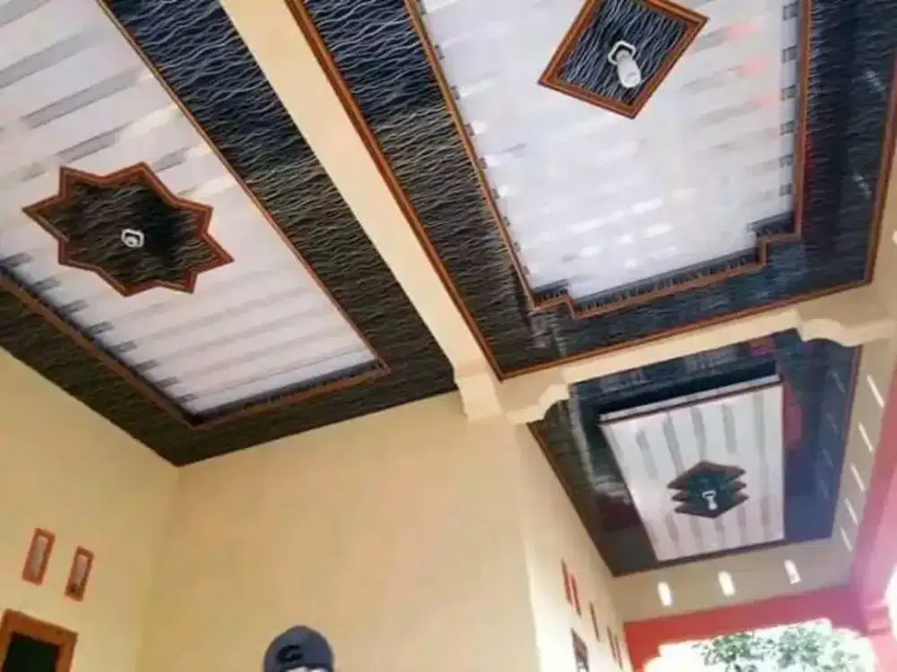 plafon PVC terpasang mewah rapih