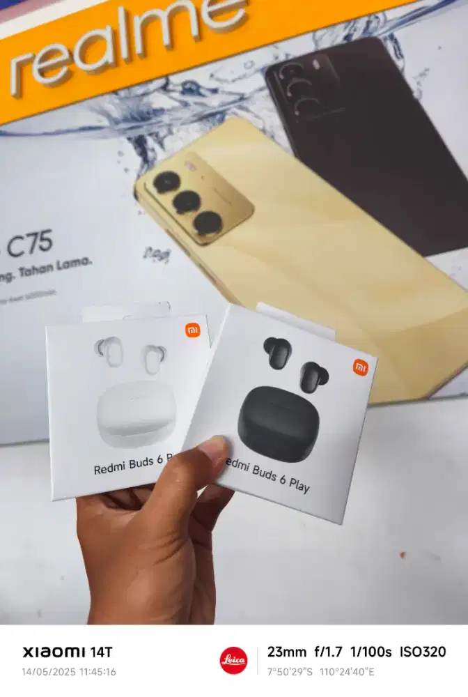 Redmi buds 6 play, TWS seratusribuan original xiaomi