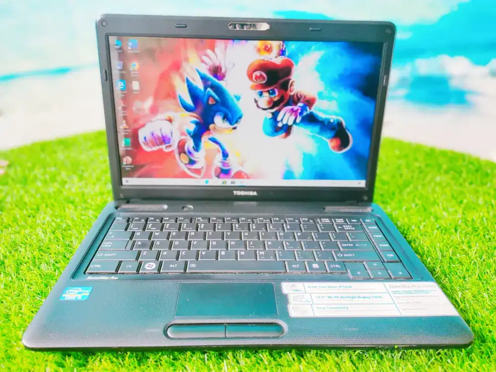 LAPTOP TOSHIBA C640 i5 8GB SSD 128GB & HDD320GB DESIGN CODING NGEBUT