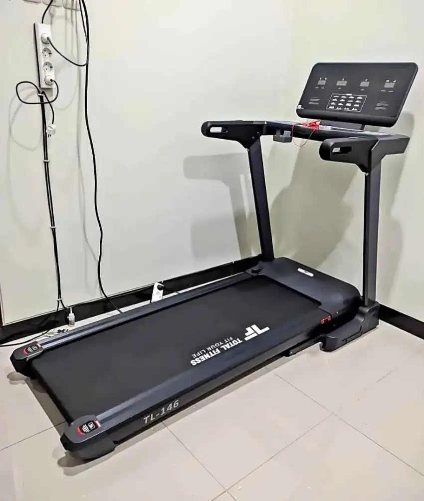 BIG TREADMILL TL 146 NEW AUTOINCLINE ALAT FITNESS TOTAL GYM