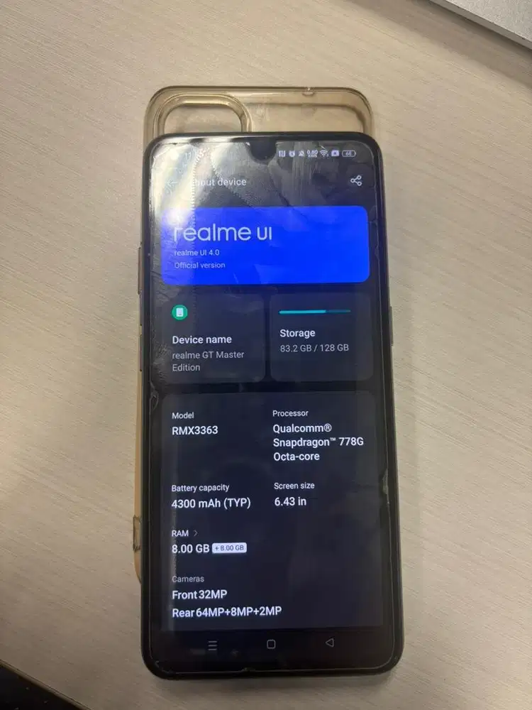 Jual realme gr master edition 5G 8/128