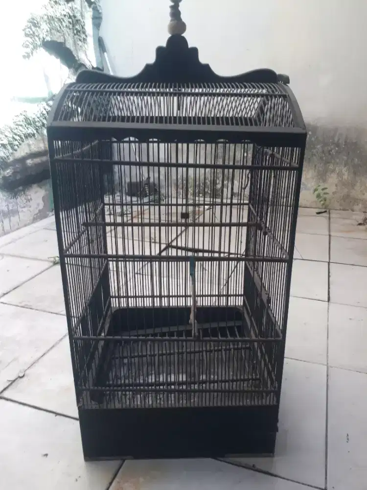 sangkar Burung warna Hitam