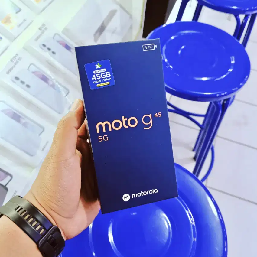 Motorola Moto G45 8/256 Gb New Baru Murah Garansi Resmi 1 Tahun