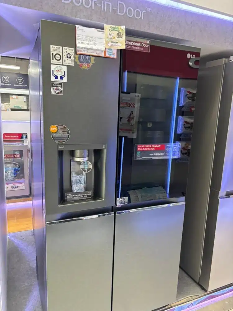Lemari ES LG bisa cicilan GCX257CQEW