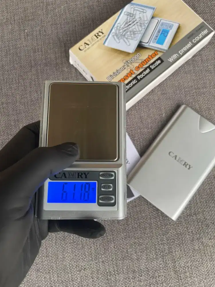 Baru merk CAMRY timbangan emas digital