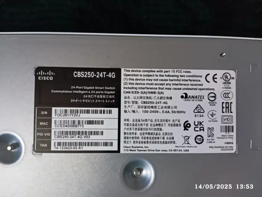 Mikrotik Cisco Business CBS250-24T-4 G