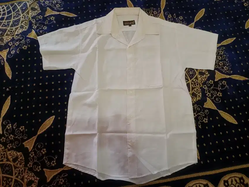 Kemeja Putih Geoland Original Size L Baju Putih Baju Murah Atasan Pria