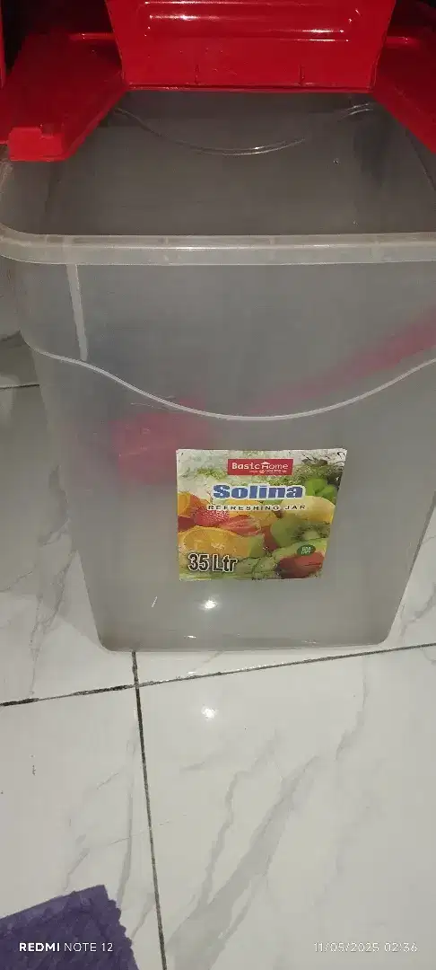 Toples / tempat es aquarium ukuran 35L
