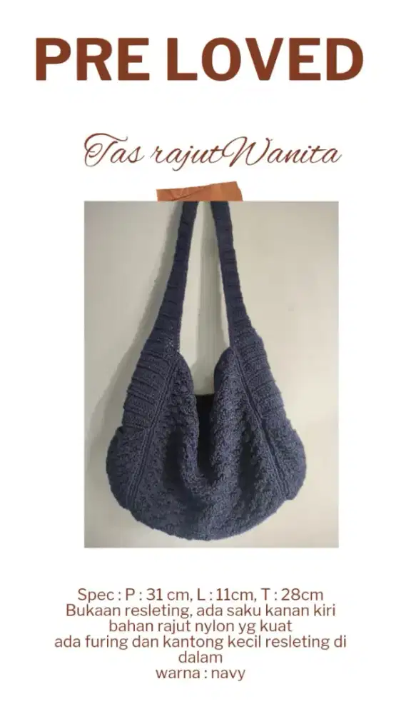 Tas Rajut Nylon berkualitas