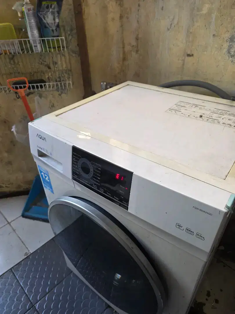 Mesin cuci aqua Front Loading