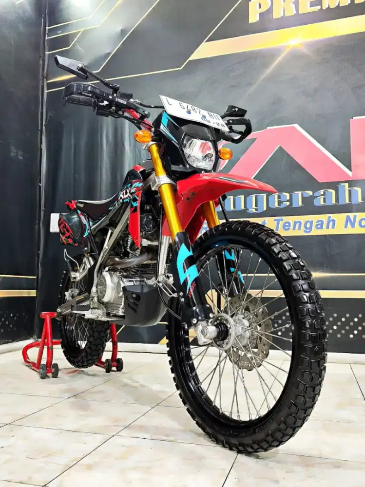 Kawasaki KLX 150 BF EXTREME RED 2018 odo 7rb slow on going otw trabas