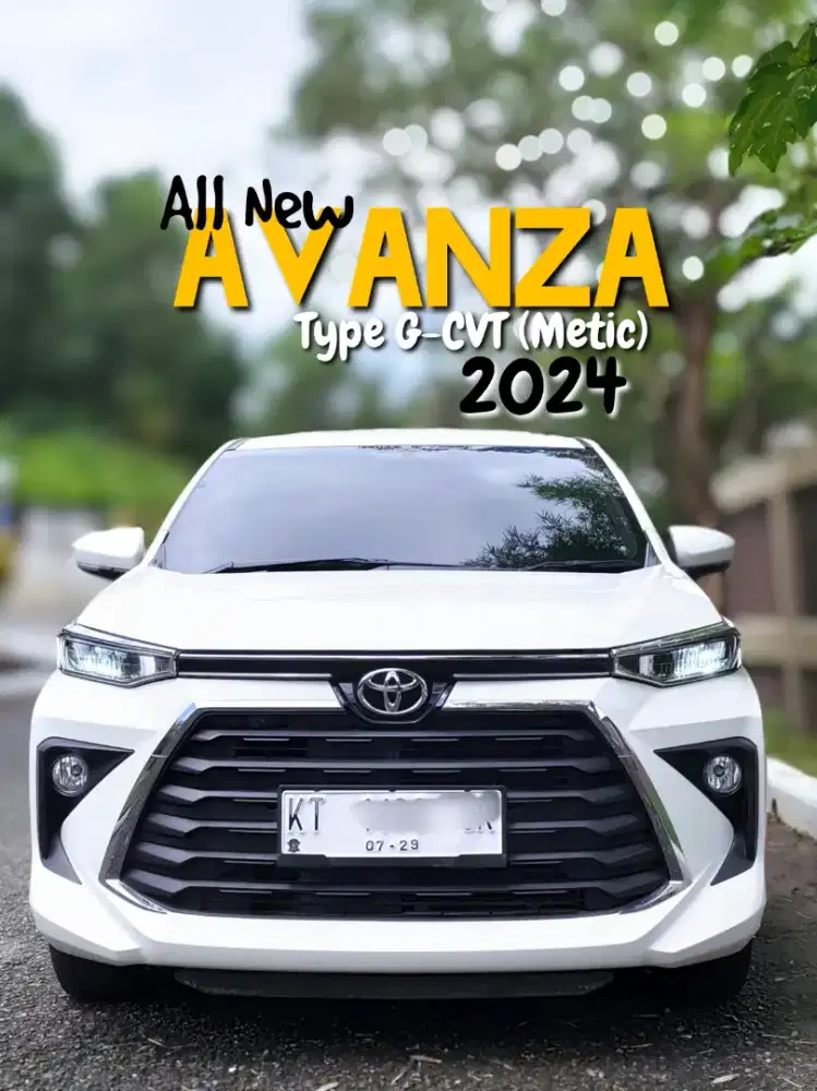 All New Avanza 1,5 G-CVT (Metic) 2024 Like New Super Istimewa