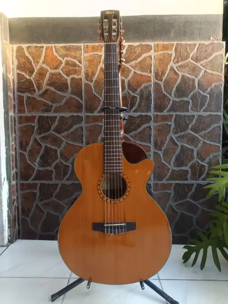 Gitar Cort CEC5 NAT Nylon Elektrik Originall