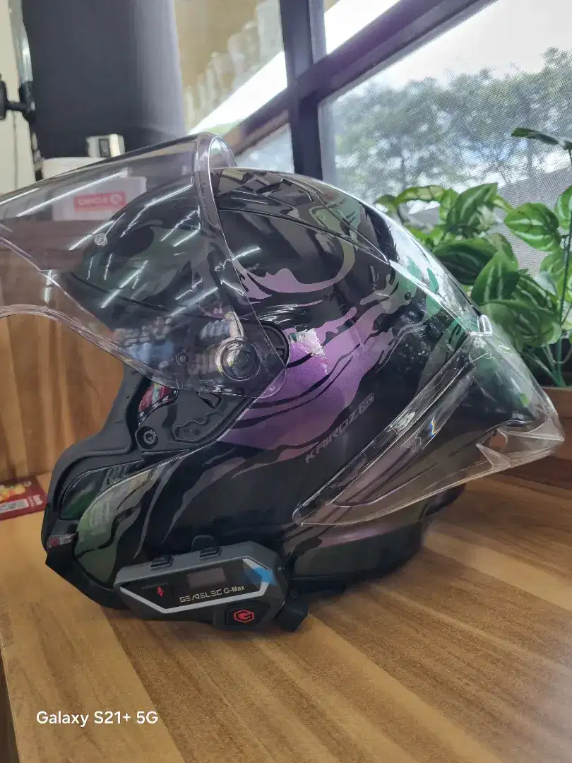 Helm NJS kairoz GT & intercom Gearelec Gmax