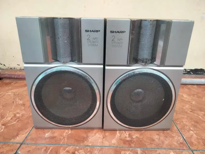 Jual spker pasip merk SHARP 5,5 in hidup normal