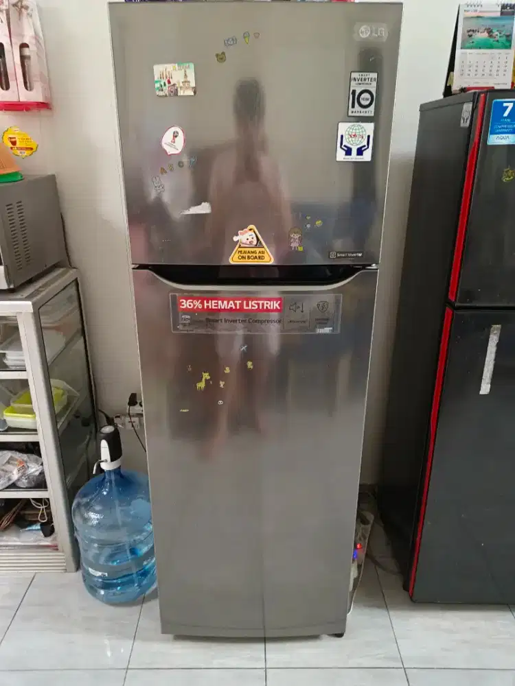 Kulkas LG inverter 2pintu murmer ajah