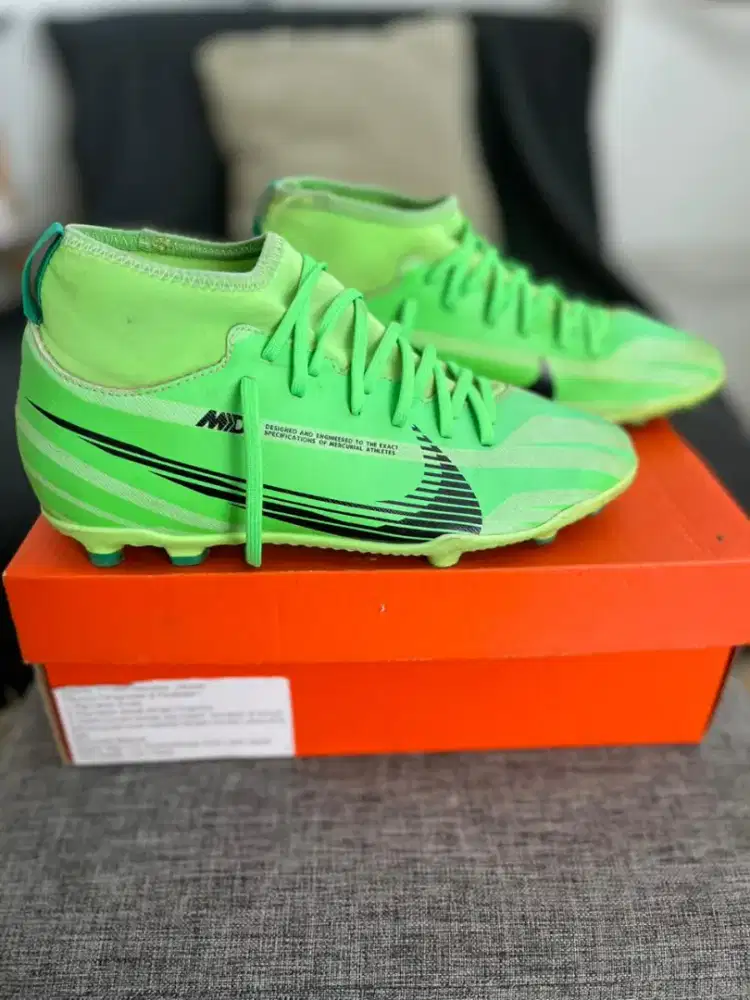 Nike Mercurial Superfly JR size 38 Insole 24cm baru 3 kali pakai