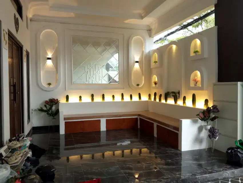 Taman bangku minimalis