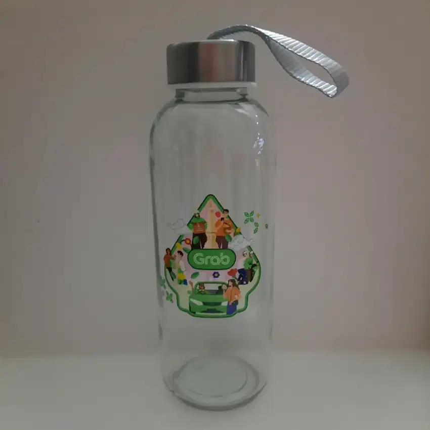 Botol Minum Kaca Grab 420 ml