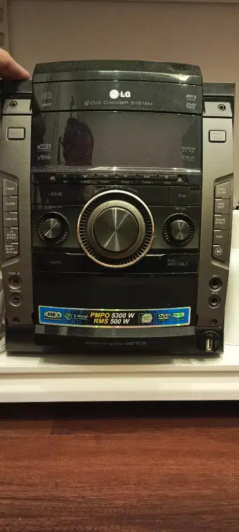 LG 3 CD/DVD 2.1 Mini Compo 500 Watt