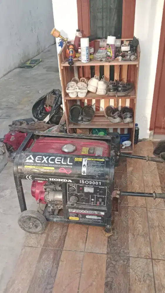 Tampung AC rusak genset rusak