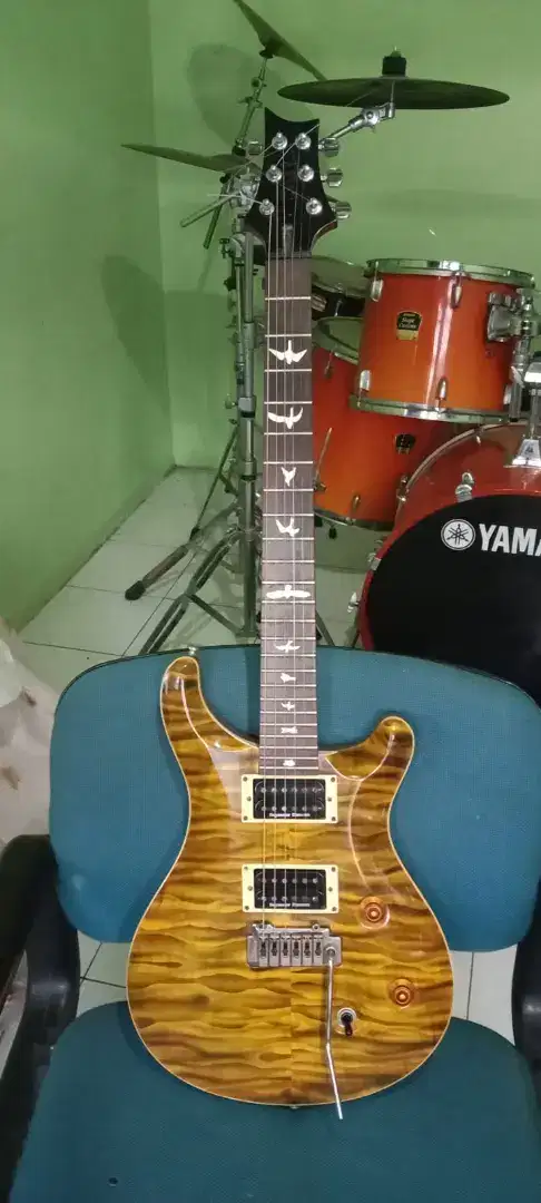 Gitar Elektrik PRS Custom HQ Pickup SH4 n SH2 Playbility Ajibbb !!!
