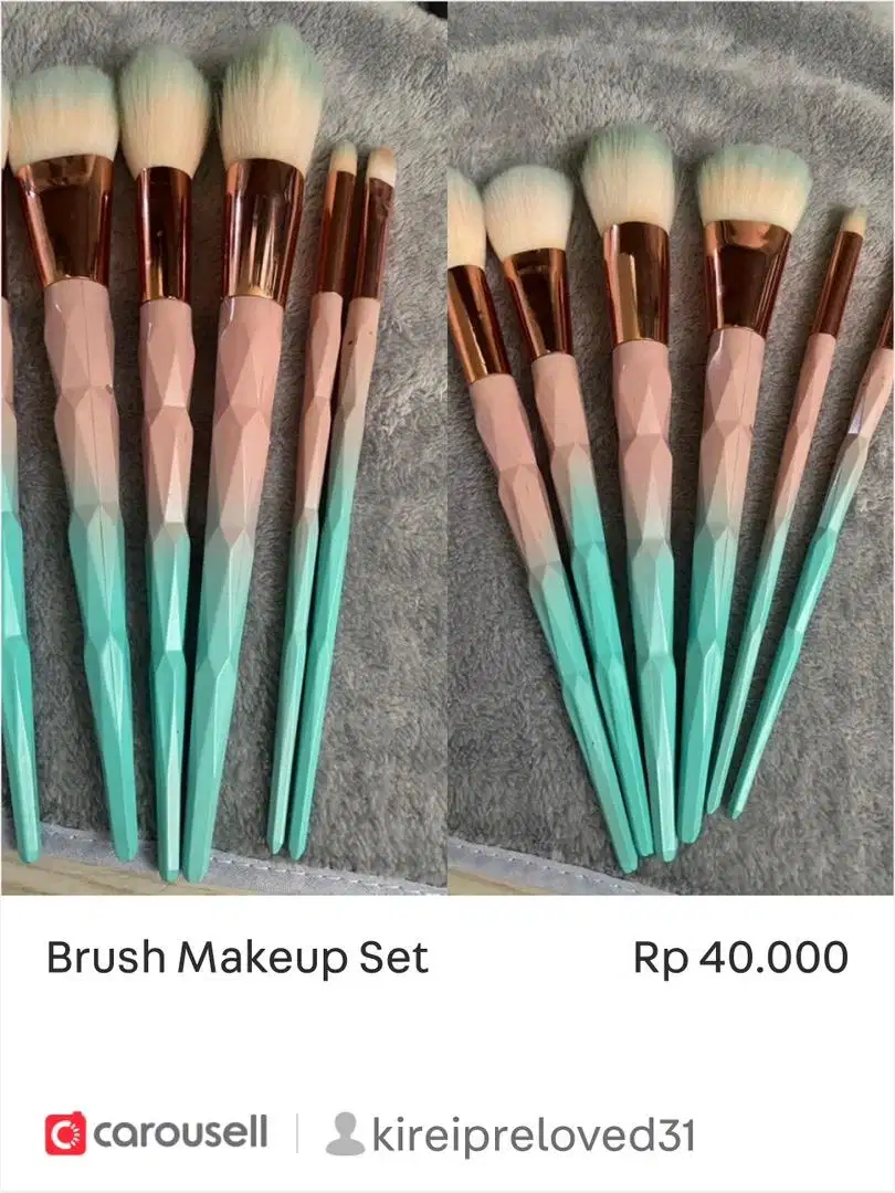 Brush makeup set