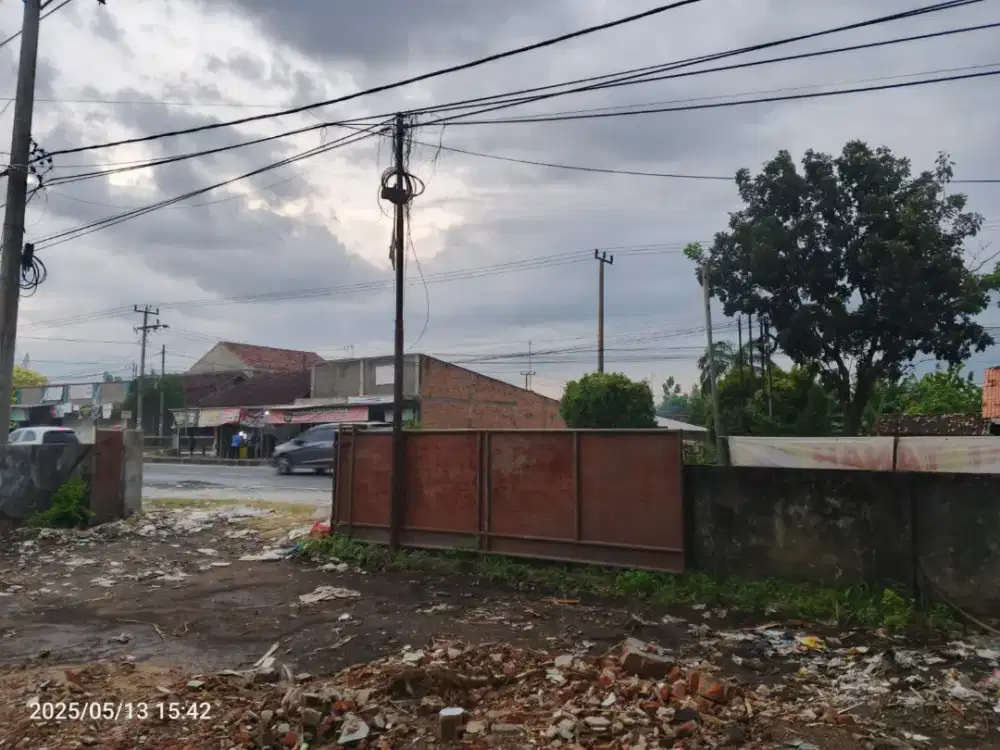 Tanah Pinggir Jalan Lintas Dekat Kota Bandar Lampung