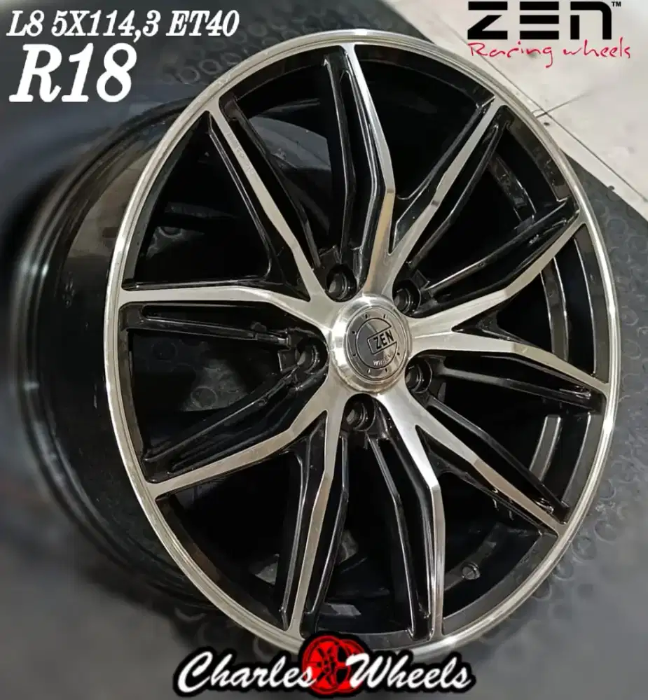 Velg murah zen r18 5x114,3 innova hrv crv camry alphard dll