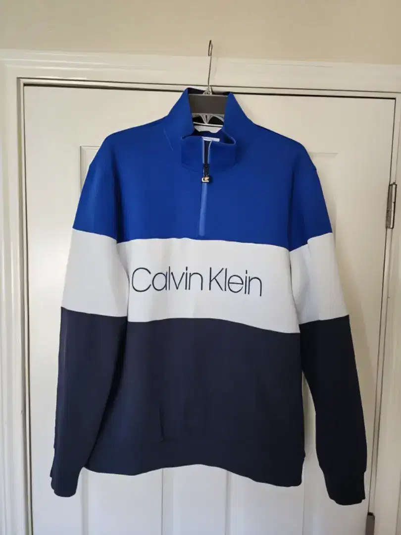 Half Zipper Color Block CK