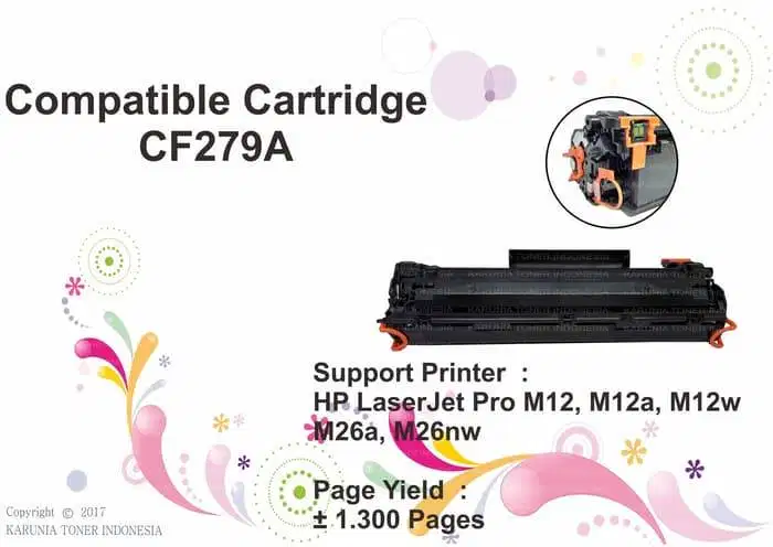 Toner cartridge compatible hp CF279A - 79A Black