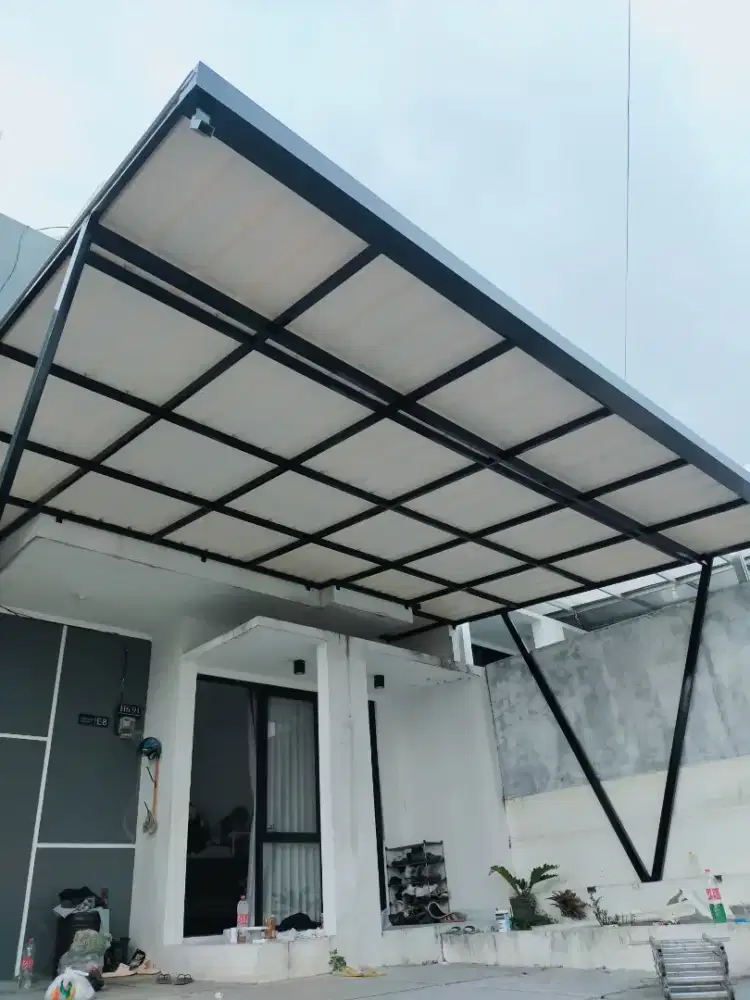Menerima pemasangan macam2 model kanopi minimalis terbaru