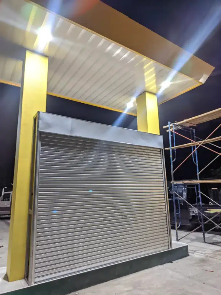 Rolling door galvalum murah