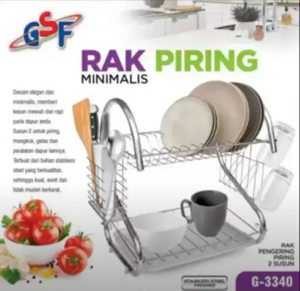 Rak Piring Stainless