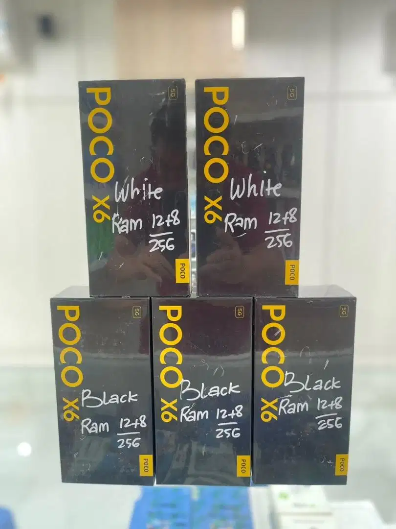 Baru...Xiaomi Poco X6 5G 12/256 Grs Resmi (Warna : White)