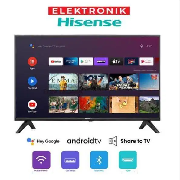 Hisense LED Android TV 32 inch 32A4200G Digital Full HD