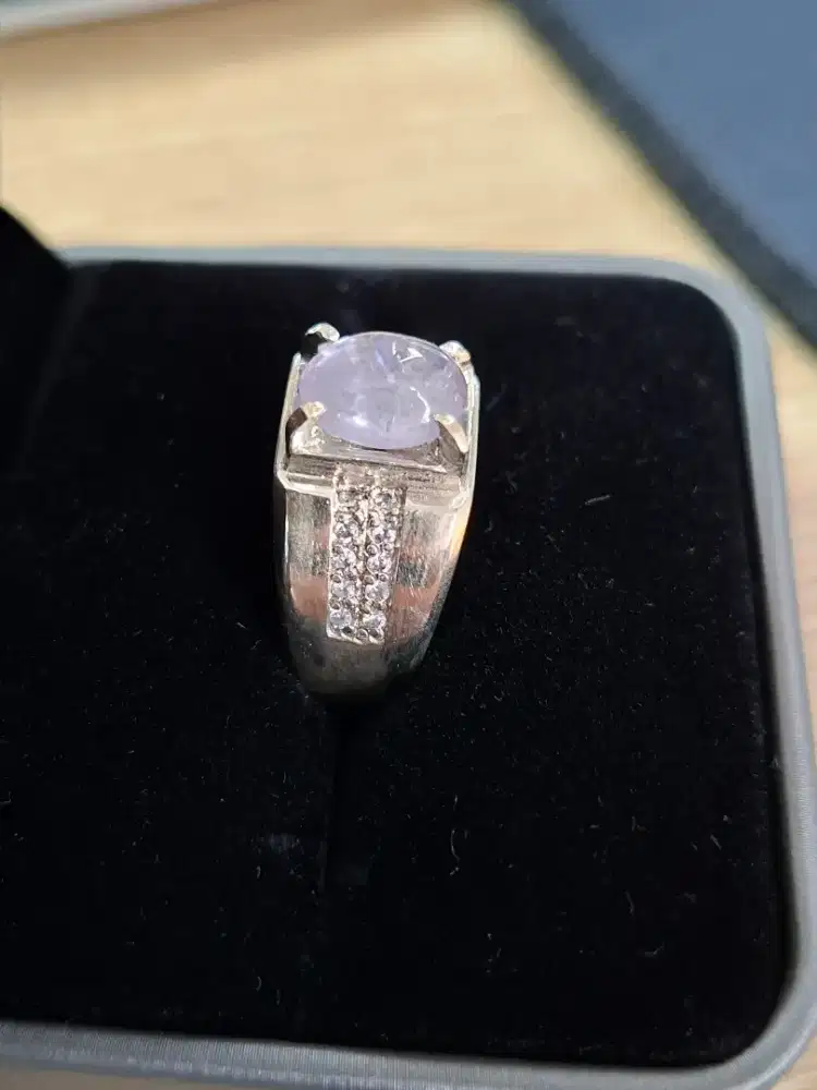 Natural blue safir ceylon + memo