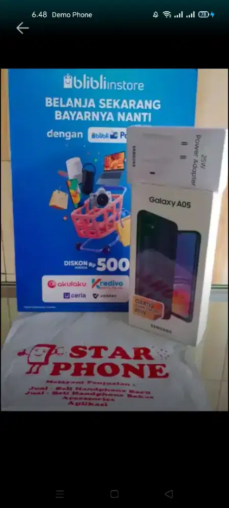 Samsung A05 6/128 new
