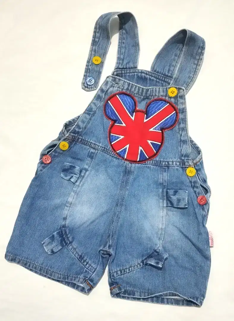 Baju kodok balita denim