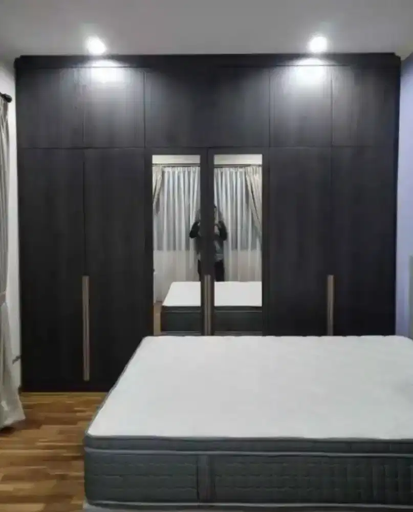 Lemari pakaian kabinet custom kekinian