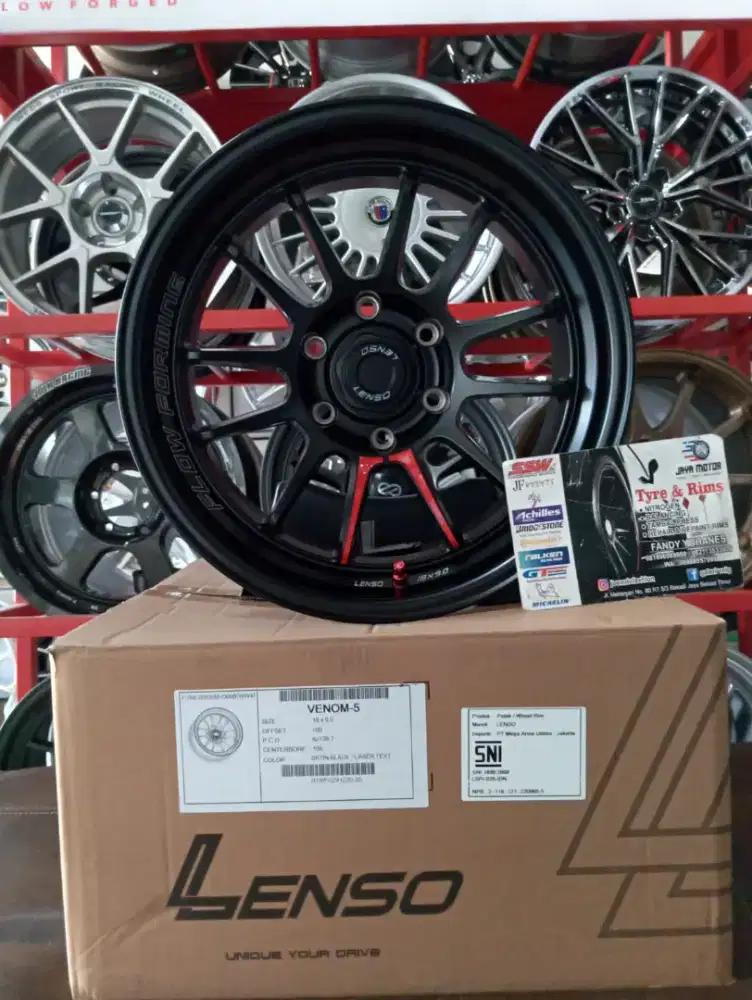 Velg lenso venom 5 r18 6x139 lbr9 et0 satin black original