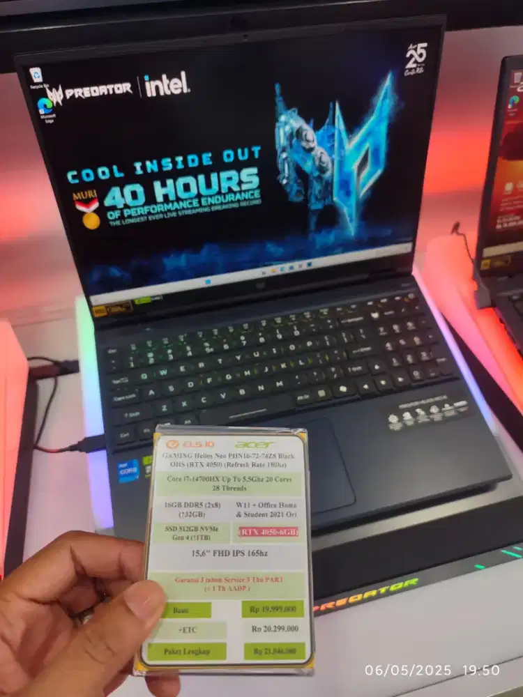 Acer Gaming Helios Neo promo Kredit free DP Bunga ringan